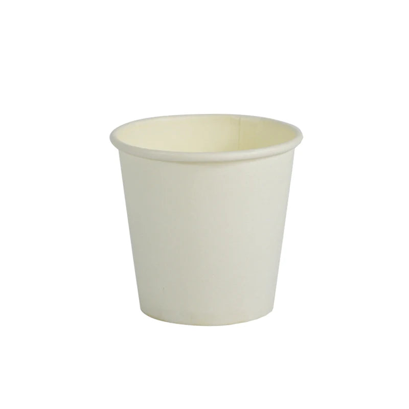 100pcs/pack 2.5oz Paper Cup White/Kraft Disposable Cup Small Mini Coffee Cup