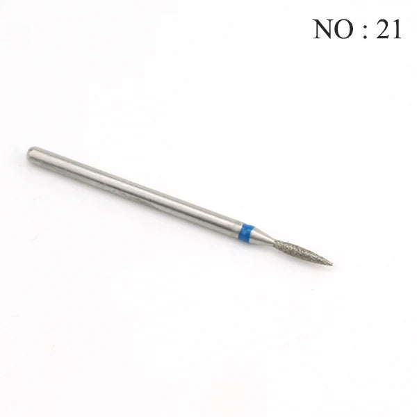 29 Types Diamond Ceramic Nail Drill Milling Cutter for Manicure Rotary Bits Cuticle Clean Accessories Nail Files Art Tools