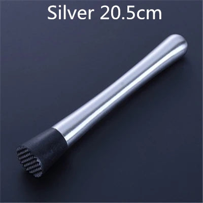 Bar Cocktail Muddler Mojito Stainless Steel Bar Mixer Barware DIY Drink Fruit Muddler Crushed Ice Barware Bar Tool