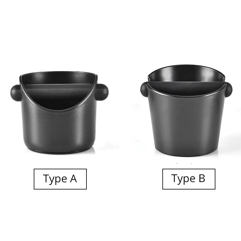 Coffee Knock Box, Shock-Absorbent Espresso Knock Box for Barista Coffee Grind, Anti-slip Espresso Dump Bin Grind Waste Bin