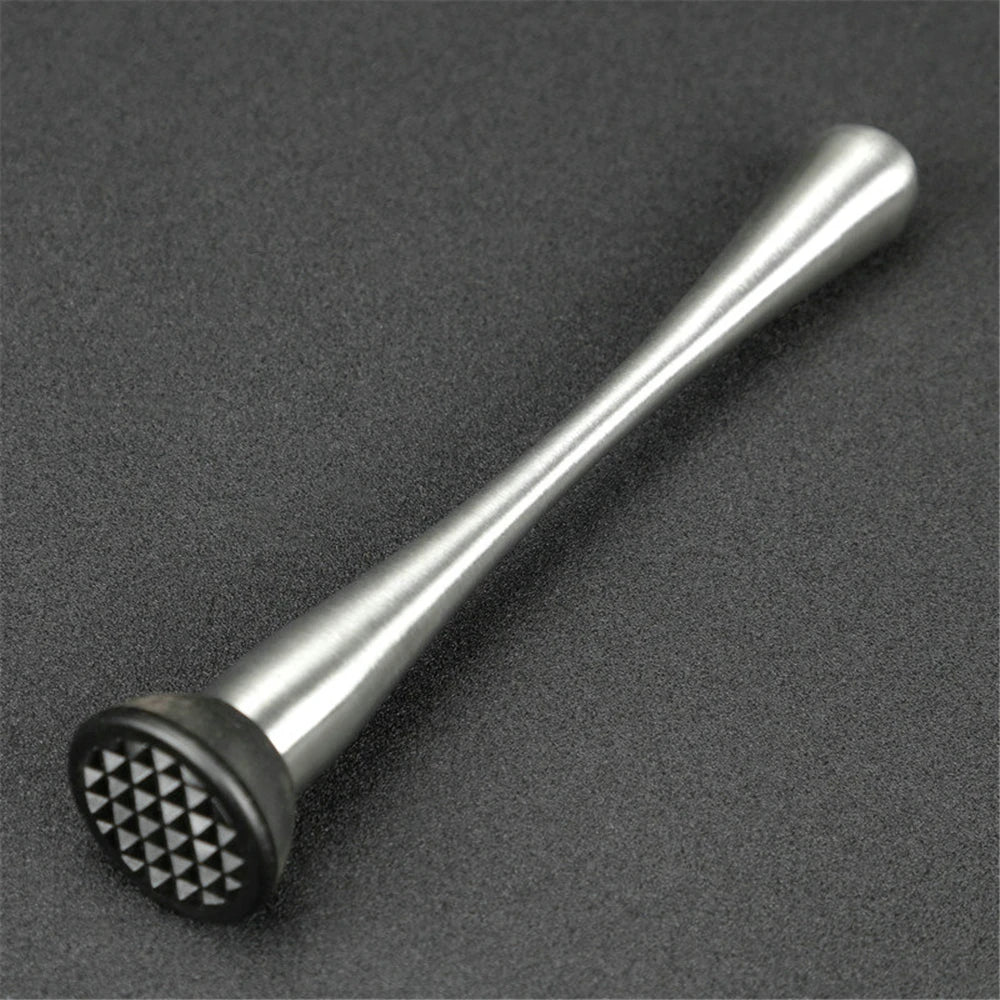 Bar Cocktail Muddler Mojito Stainless Steel Bar Mixer Barware DIY Drink Fruit Muddler Crushed Ice Barware Bar Tool