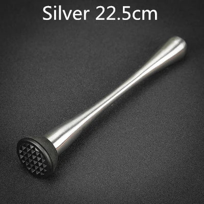 Bar Cocktail Muddler Mojito Stainless Steel Bar Mixer Barware DIY Drink Fruit Muddler Crushed Ice Barware Bar Tool