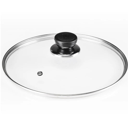 16cm/18cm/20cm/22cm/24cm/26cm/28cm/30cm/32cm/34cm/36cm/38cm/40cm Tempered Glass Pot Wok Lid