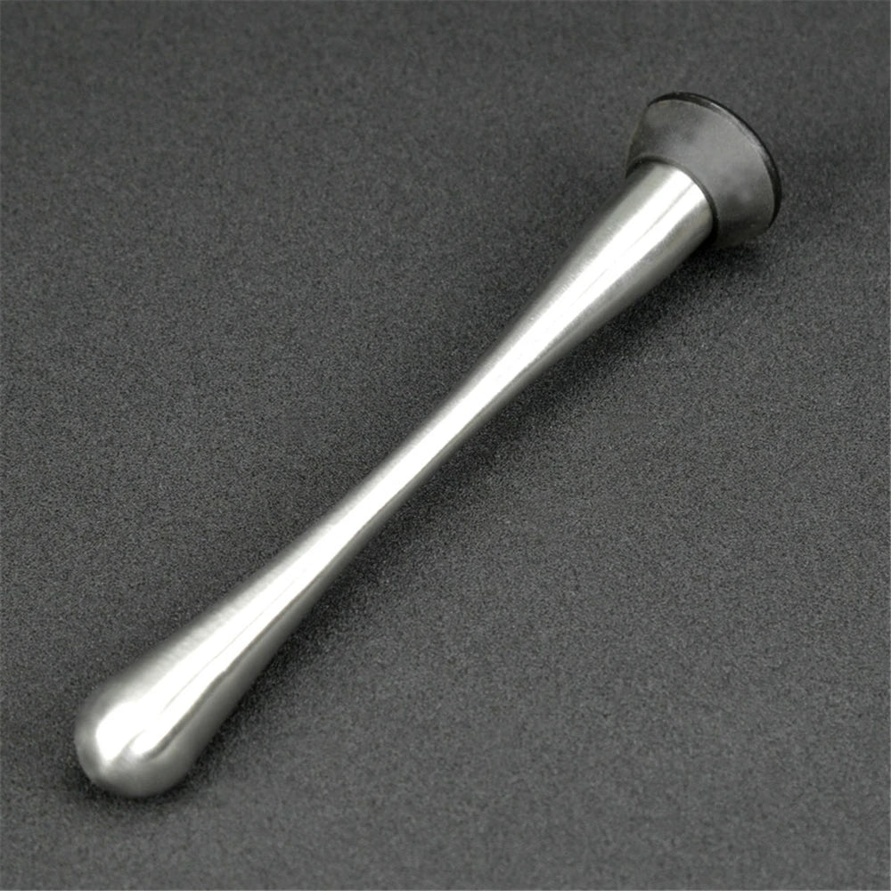 Bar Cocktail Muddler Mojito Stainless Steel Bar Mixer Barware DIY Drink Fruit Muddler Crushed Ice Barware Bar Tool