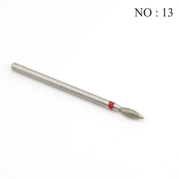 29 Types Diamond Ceramic Nail Drill Milling Cutter for Manicure Rotary Bits Cuticle Clean Accessories Nail Files Art Tools