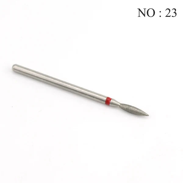 29 Types Diamond Ceramic Nail Drill Milling Cutter for Manicure Rotary Bits Cuticle Clean Accessories Nail Files Art Tools