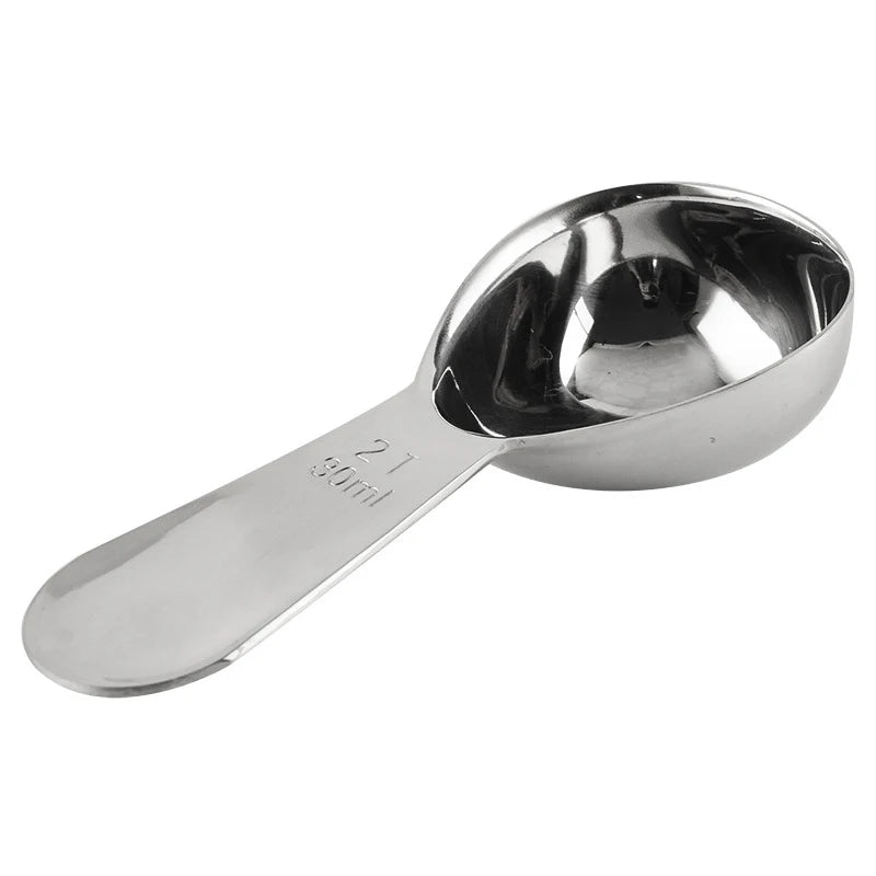 Endurance Stainless Steel Coffee Scoops & Measuring Spoons Coffeeware, Exact Ergonomic Tablespoon - 1 Tbsp or 2 Tbsp