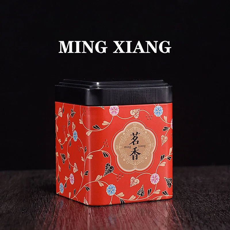 Mini Square Jar Tea Tinplate Box Creative Universal Cans Small Tea Cans Candy Scented Green Tea Storage Box