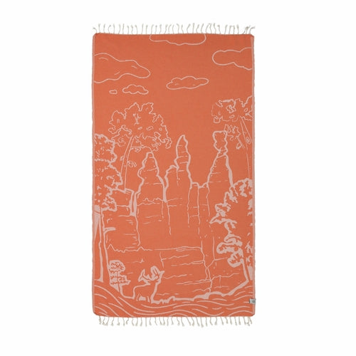 Deerfield Peshtemal Pure Cotton Throw Blanket