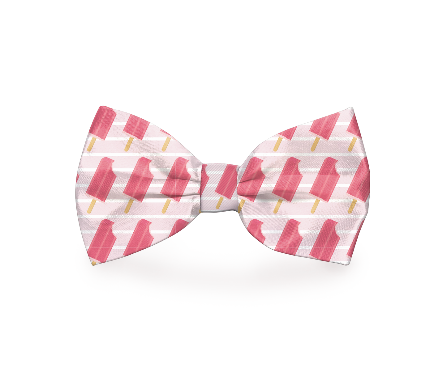 Ice Pops Pattern Dog Bow Tie