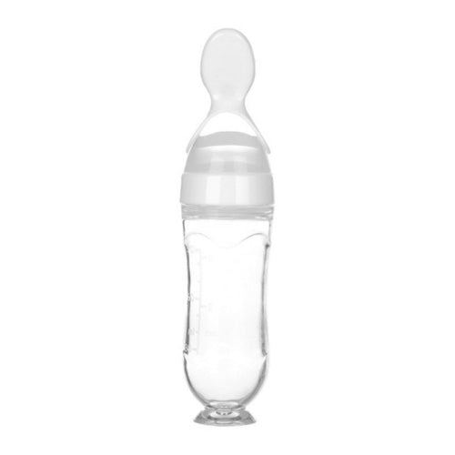 Silicone Squeeze Baby Feeding Bottle