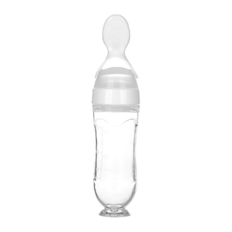 Silicone Squeeze Baby Feeding Bottle