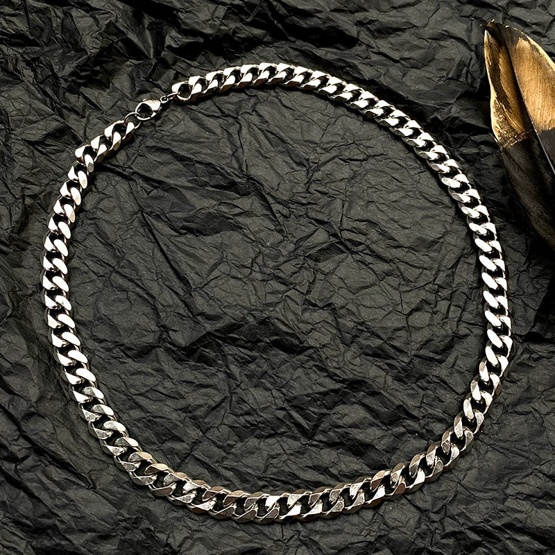 INS Cuban Exaggerated Titanium Steel High Street Thick Type Chain