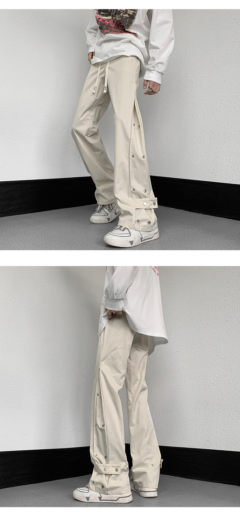 Fashion Brand Hiphop Men's High Street Casual Pants