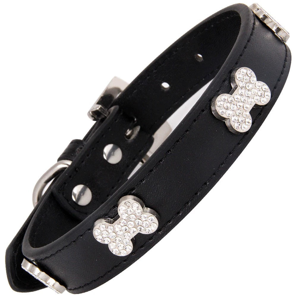 Ins Wind Black Cat Collar Daily Necessities Bones