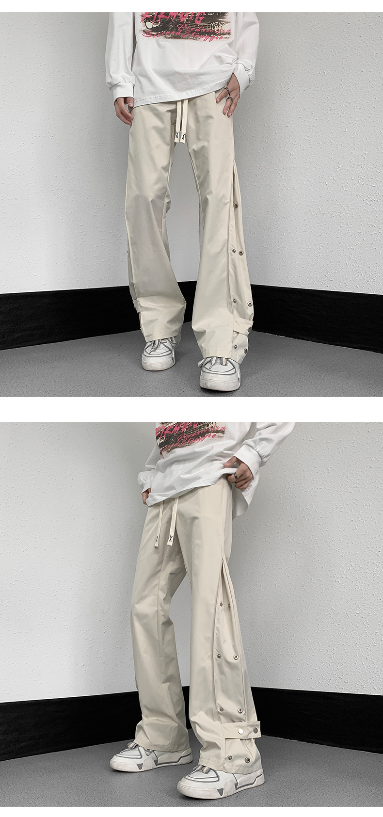 Fashion Brand Hiphop Men's High Street Casual Pants