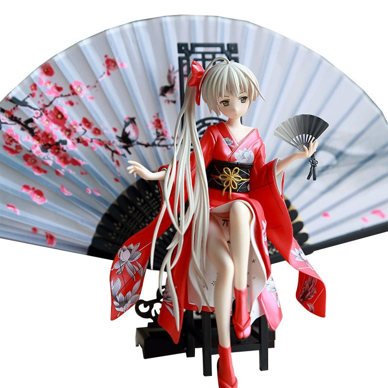 Qiongmei Hand-Made Fate Sky Anime Peripheral Wind Sky Spring Sun and Wild Sky Statue Model Decoration Can Be Changed