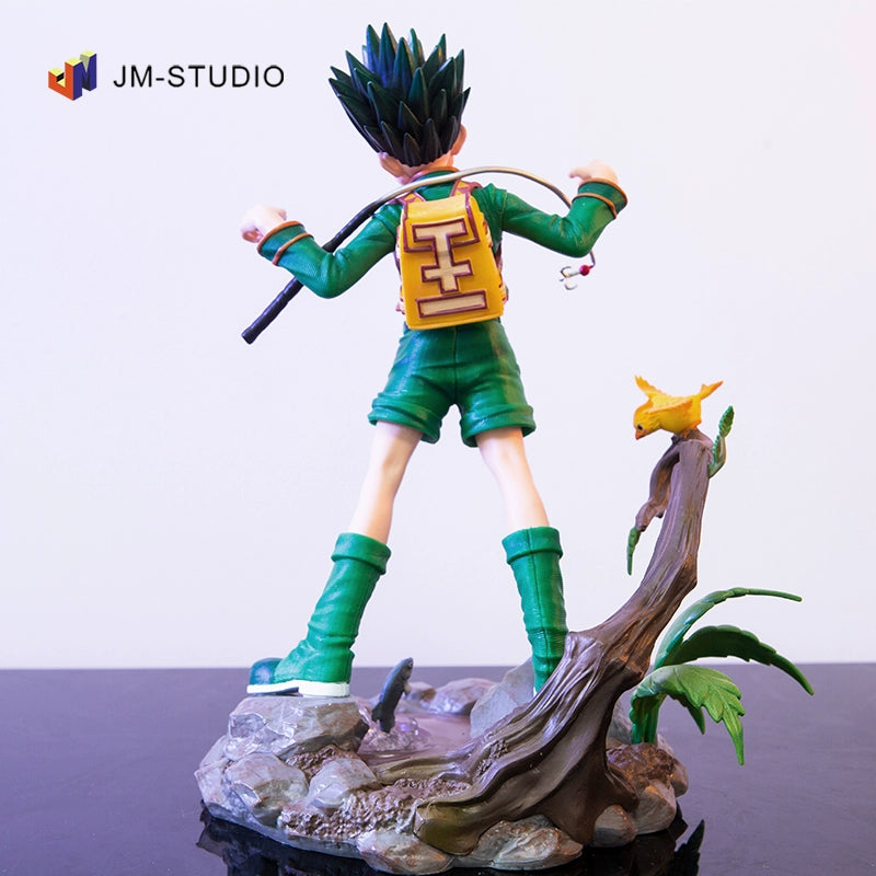 Full Time Hunter Series GK BM Hunter Killua Xiaojie Scene Garage Kit Statue Ornament Model