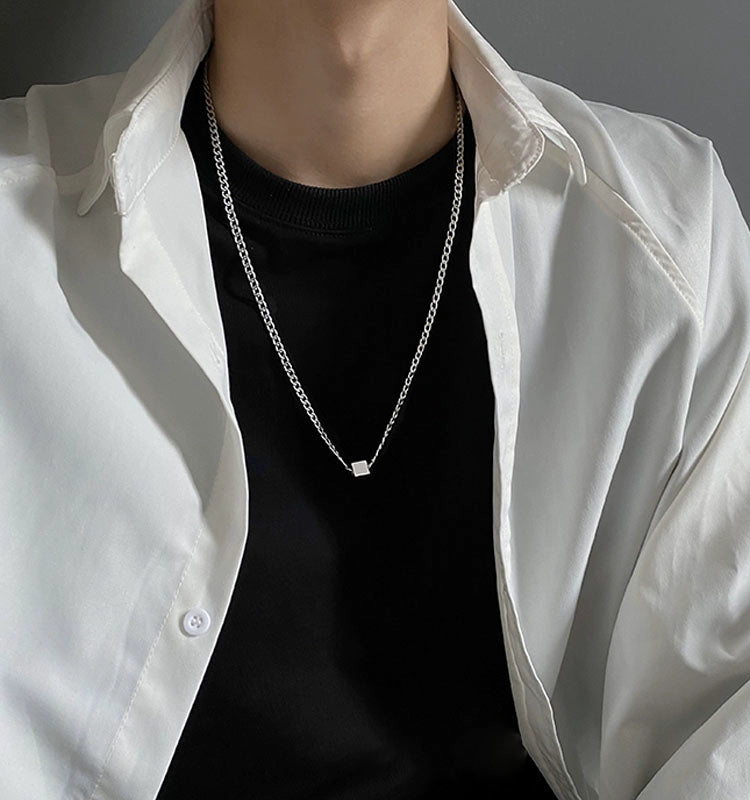 Same Style as Wang Yibo Unique Harajuku Pendant Necklace