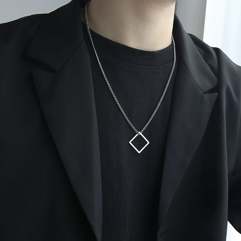 Men's Hip-Hop Fashionable Brand Fancy Hanging Ornaments Pendant Necklace