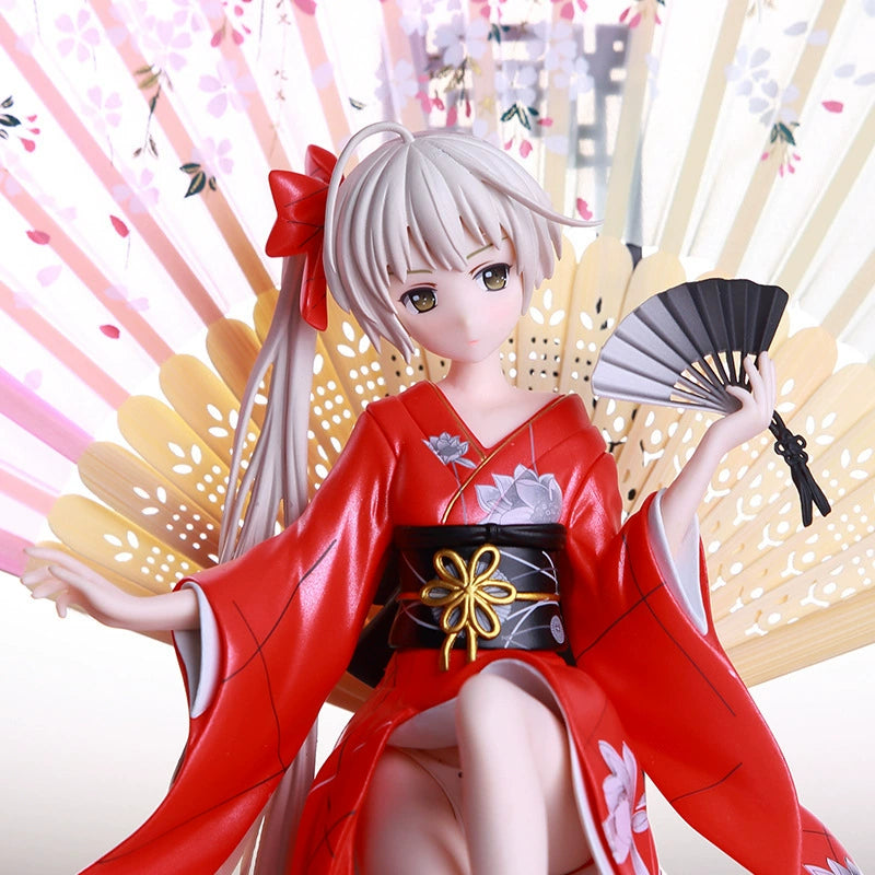 Qiongmei Hand-Made Fate Sky Anime Peripheral Wind Sky Spring Sun and Wild Sky Statue Model Decoration Can Be Changed