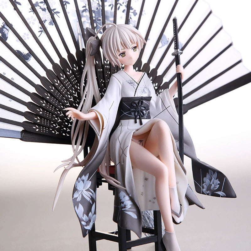 Qiongmei Hand-Made Fate Sky Anime Peripheral Wind Sky Spring Sun and Wild Sky Statue Model Decoration Can Be Changed