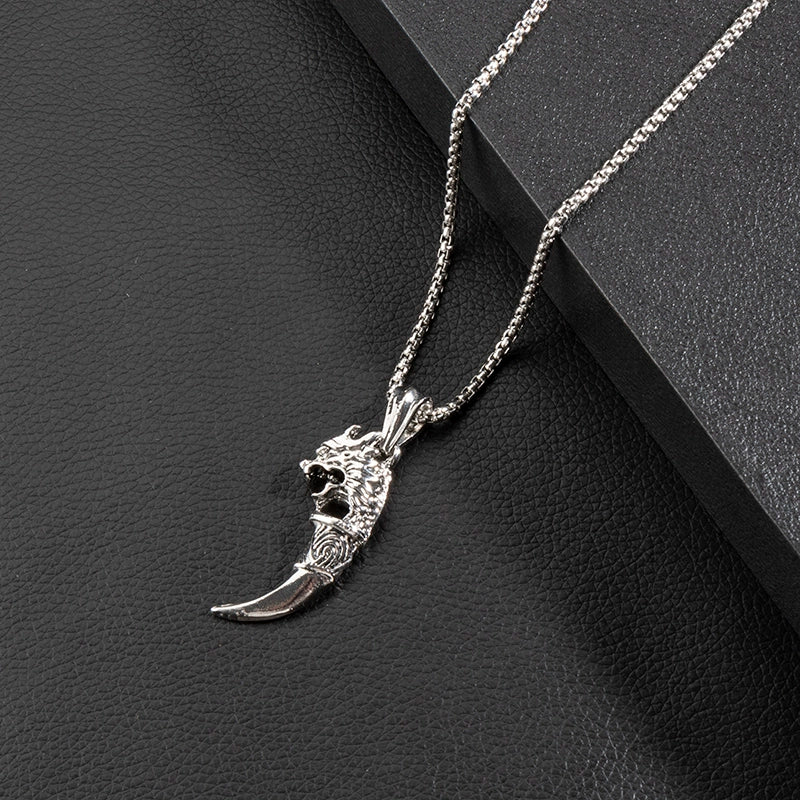 Easiest for Match Disco Jumping Stylish Men's Necklace Pendant Ins Hip Hop Titanium Steel Pendant Sweatshirt Chain Female Fashion Accessories/Ornaments