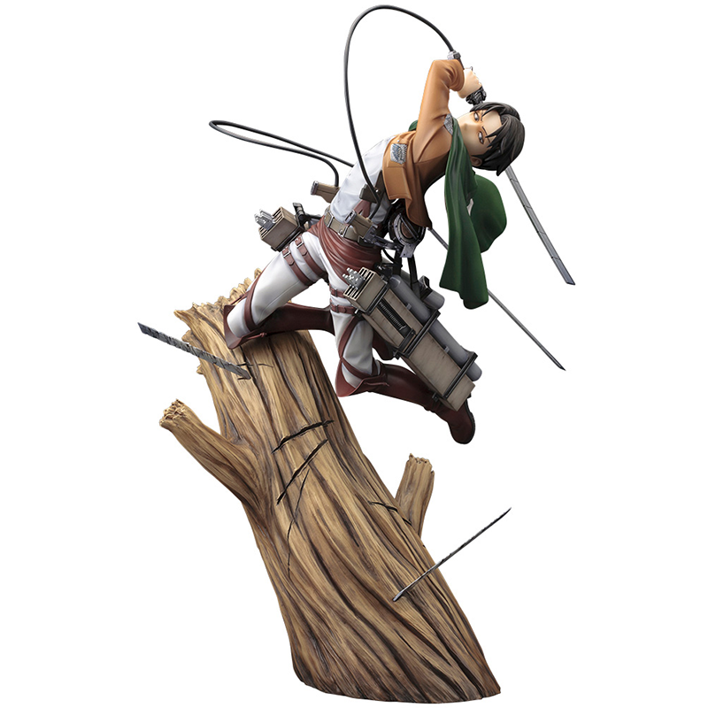 Attack on Titan Stump Three-Piece Ackerman Figure Soldiers Chief Model Toy Decoration Model Birthday Gift for Boys