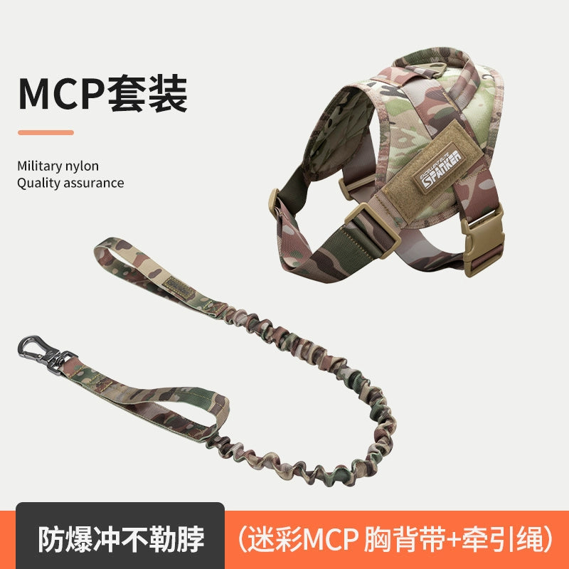 Transcendent Dog Hand Holding Rope Chest Strap Large Dog Harness Dog Leash Golden Retriever Malinois Special Dog Leash