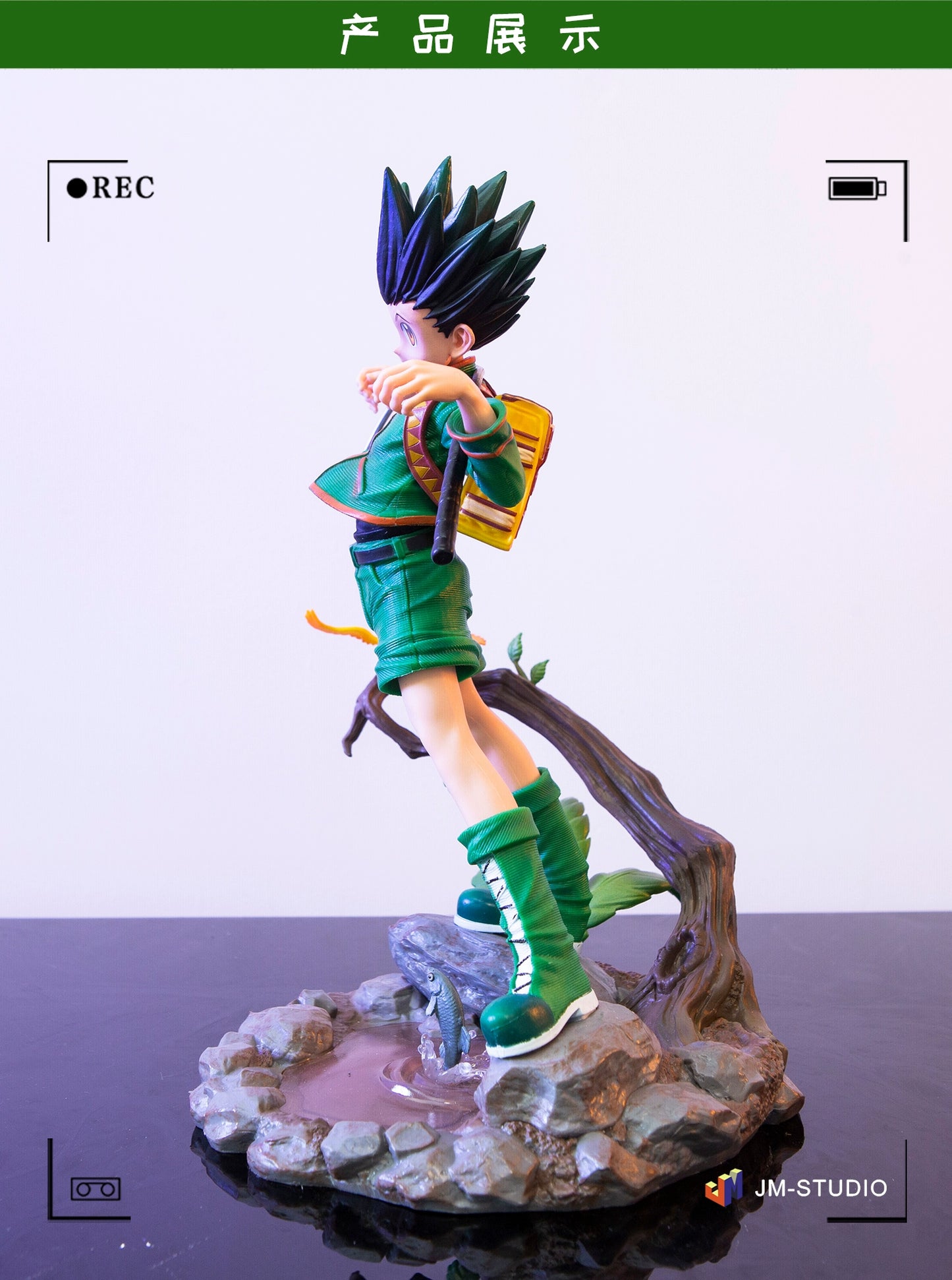 Full Time Hunter Series GK BM Hunter Killua Xiaojie Scene Garage Kit Statue Ornament Model