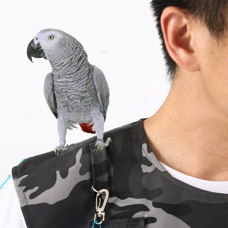 Variety Pet Clothes Parrot Clothes Flight Suit Xuanfeng Baby Diapers Shit Pocket Diaper Shawl Shoulder Pad Arm Guard Anti-Scratch