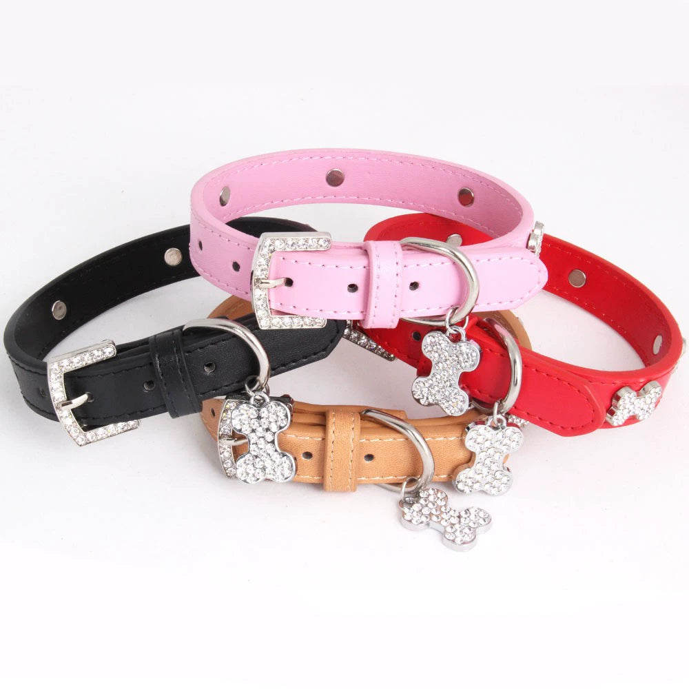 Ins Wind Black Cat Collar Daily Necessities Bones