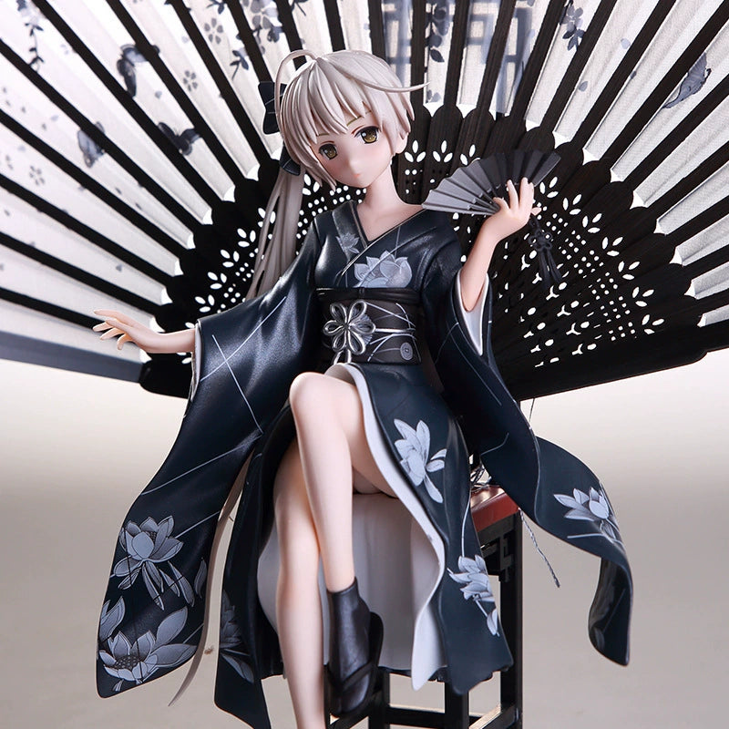 Qiongmei Hand-Made Fate Sky Anime Peripheral Wind Sky Spring Sun and Wild Sky Statue Model Decoration Can Be Changed