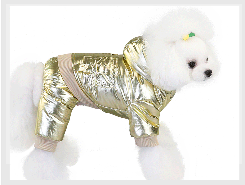 Dog Clothes Teddy Bichon Small Size Dogs Puppies Pets Warm Clothing Winter Space Cotton-Padded Clothes Fleece-Lined Thick Style Winter Clothes