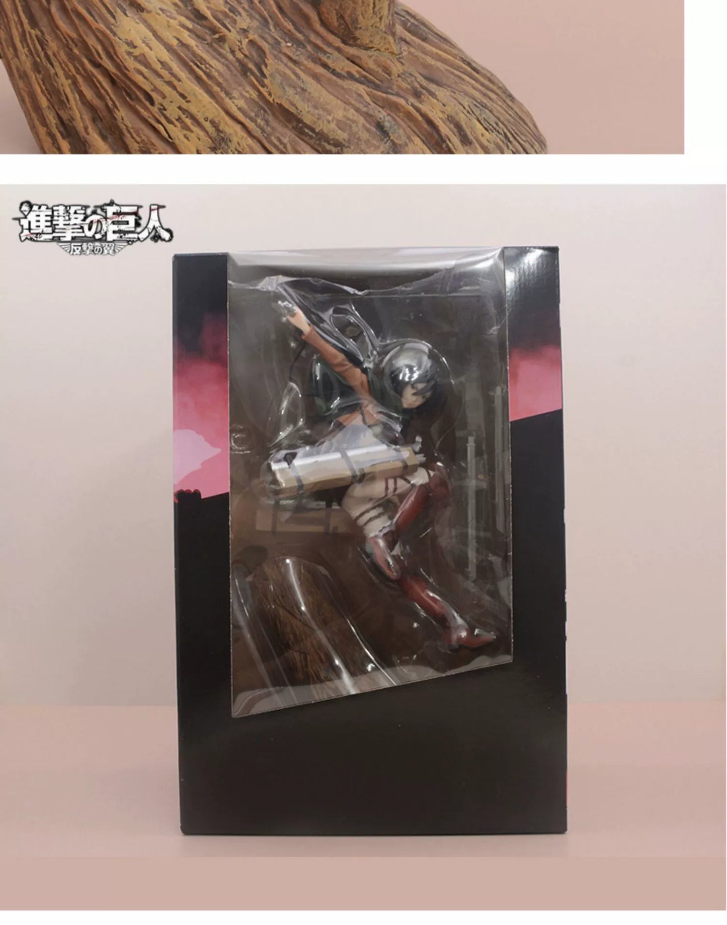 Attack on Titan Stump Three-Piece Ackerman Figure Soldiers Chief Model Toy Decoration Model Birthday Gift for Boys