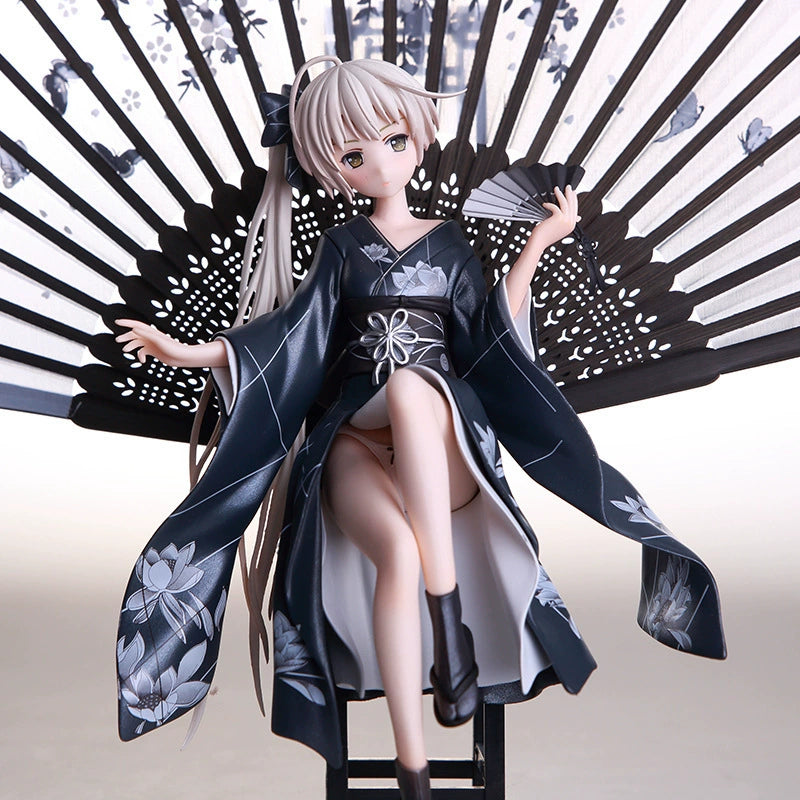 Qiongmei Hand-Made Fate Sky Anime Peripheral Wind Sky Spring Sun and Wild Sky Statue Model Decoration Can Be Changed