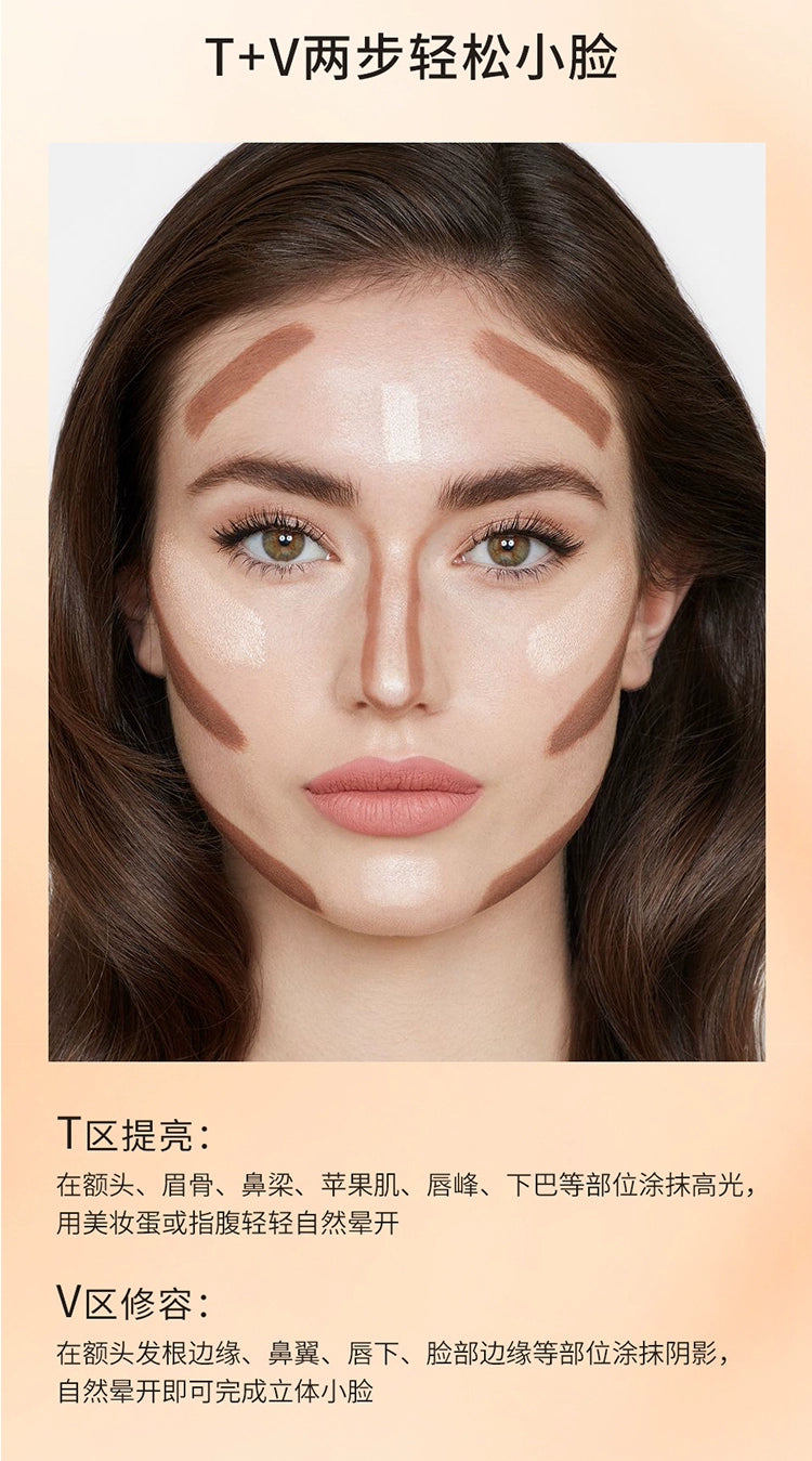 Face Natural Contour Double Head