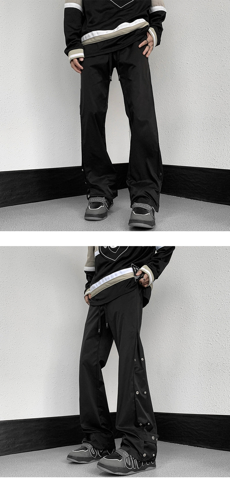 Fashion Brand Hiphop Men's High Street Casual Pants