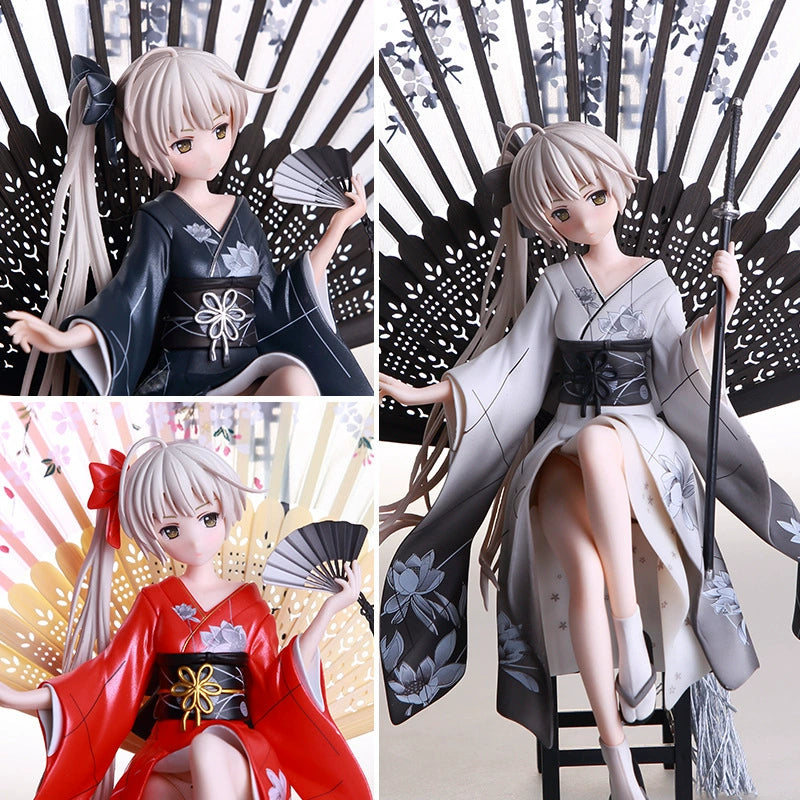 Qiongmei Hand-Made Fate Sky Anime Peripheral Wind Sky Spring Sun and Wild Sky Statue Model Decoration Can Be Changed