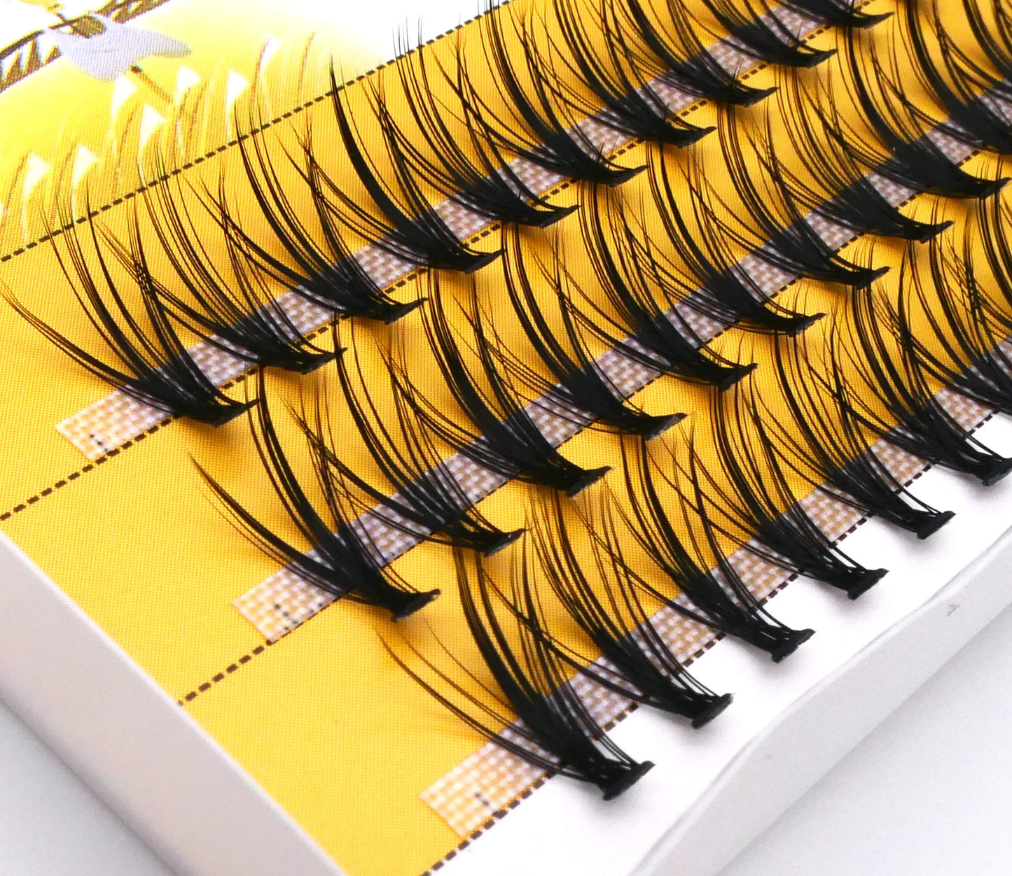 60 bundles/box 10/20/30D Individual Cluster Eyelash Extension Natural Mink Eyelashes Professional Makeup tools Lashes wholesale