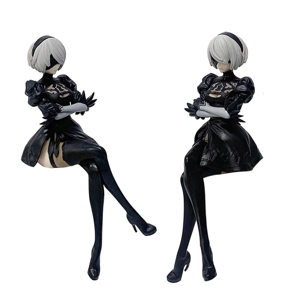 New SEGA Nier:automata Ver1.1A 2B Yorha No. 2 9S Type B 9S Premium Chokonose Figure Action Anime Mdel Toys Collectible Gift