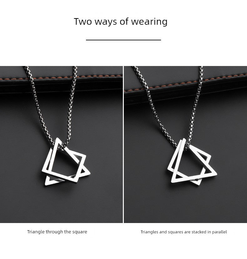 Men's Hip-Hop Fashionable Brand Fancy Hanging Ornaments Pendant Necklace