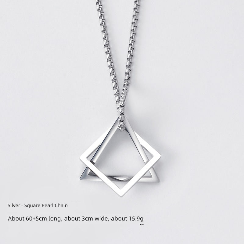 Men's Hip-Hop Fashionable Brand Fancy Hanging Ornaments Pendant Necklace