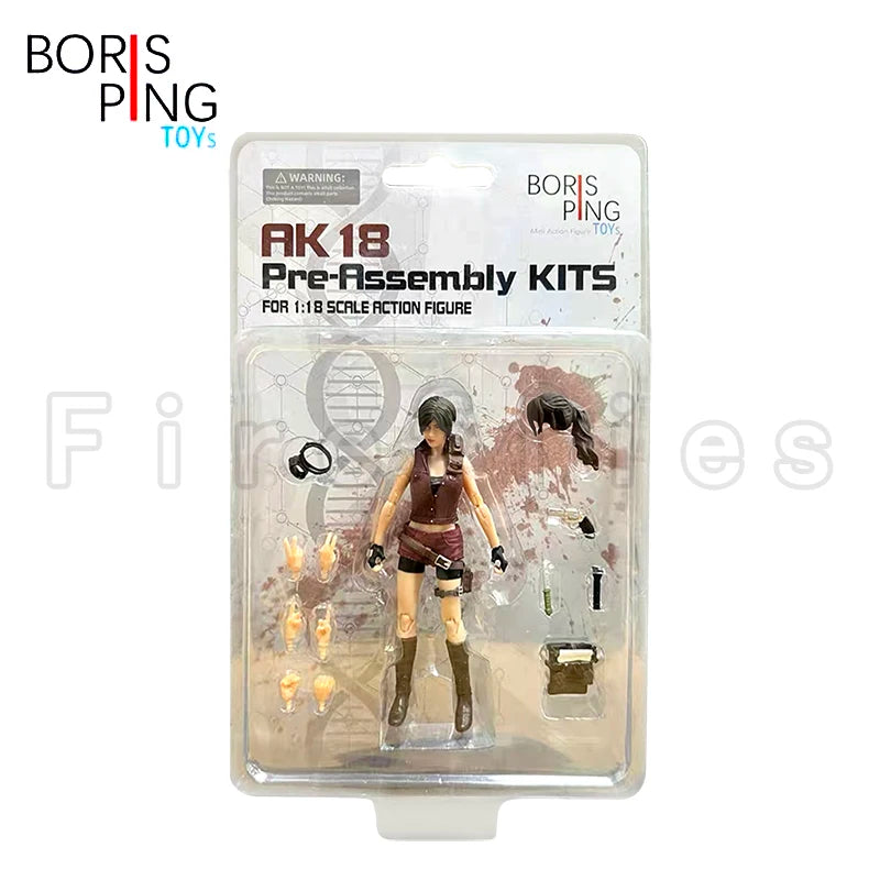 1/18 Boris Ping Toys Action Figure AK18 Pre-Assembly Kits Anime Model Toy