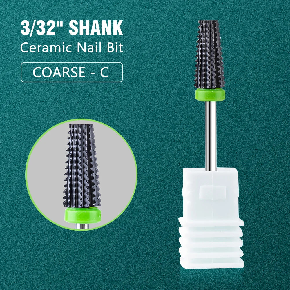 Dmoley Ceramic Tungsten Nail Drill Bit Electric Manicure Drills For Machine Milling Cutter Nail Burr Pedicure Accessories Tools