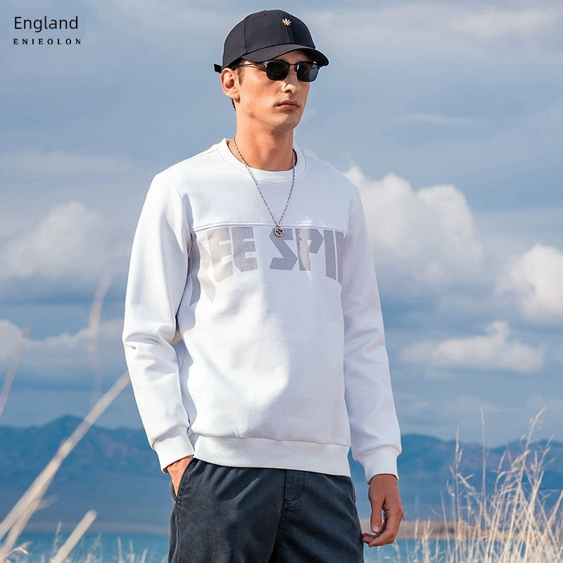 Yingjilun 370G American Retro Fall Winter Men Sweatshirt