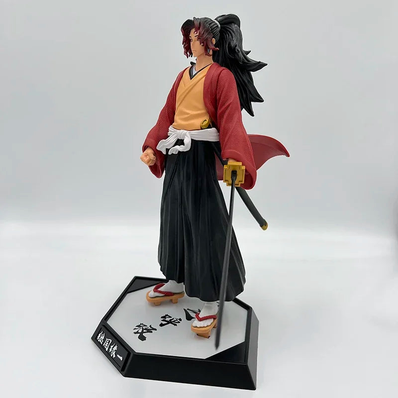 28cm Kokushibou Anime Figure Tanjiro Kamado Action Figure Tokitou Muichirou/Agatsuma Zenitsu Figurine Collectible Model Toy Gift