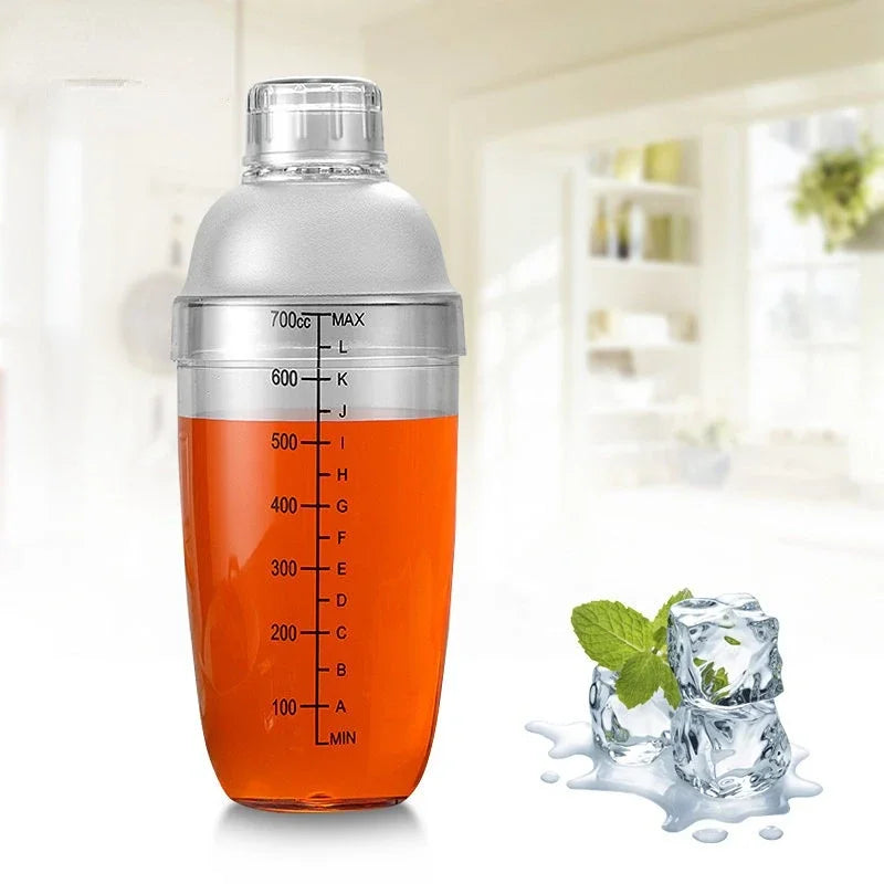 Plastic Cocktail Shaker 350ml/530ml/700ml/1000ml Wine Beverage Mixer Wine Shaker Cup Drink Mixer Barware  Bar Tool