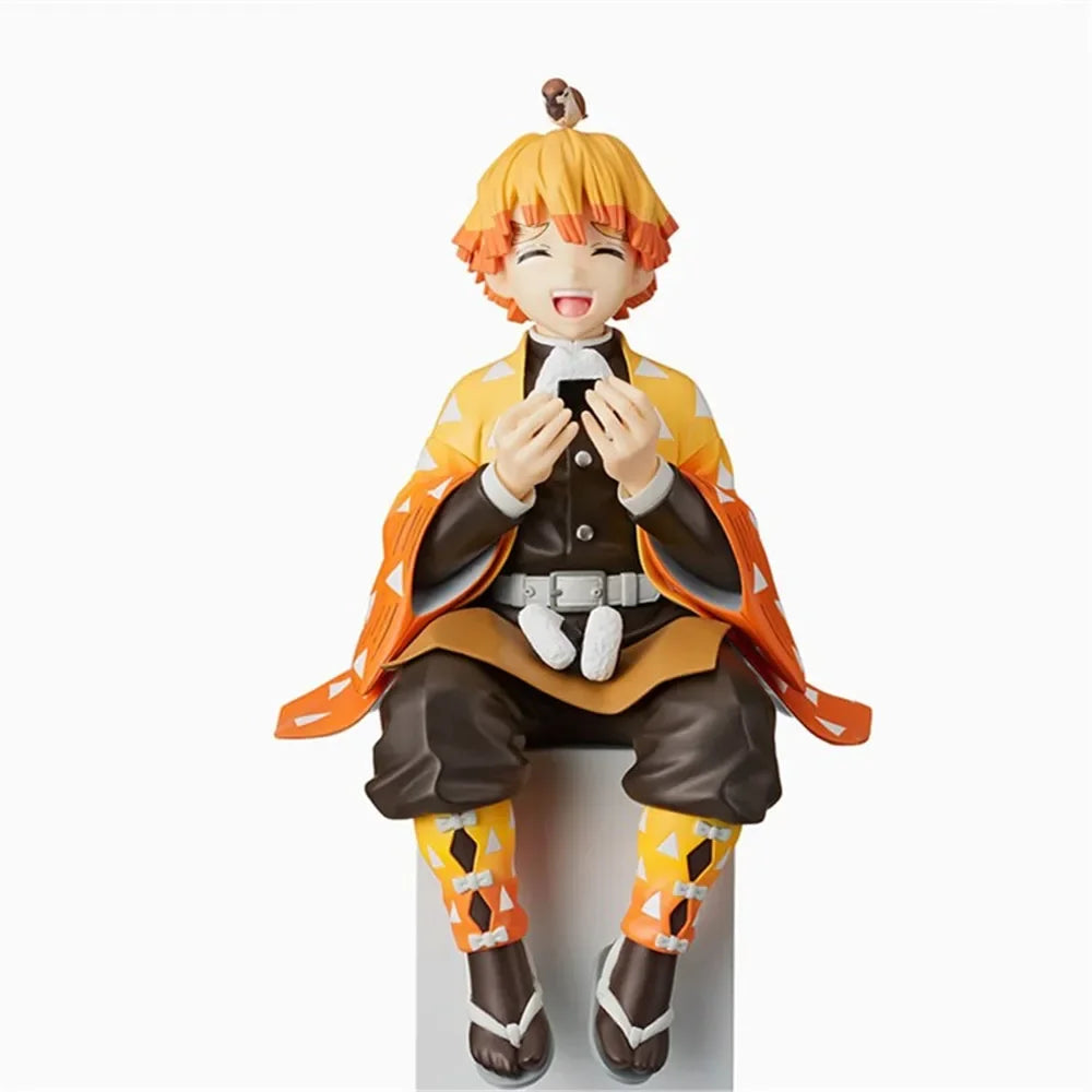 28cm Kokushibou Anime Figure Tanjiro Kamado Action Figure Tokitou Muichirou/Agatsuma Zenitsu Figurine Collectible Model Toy Gift