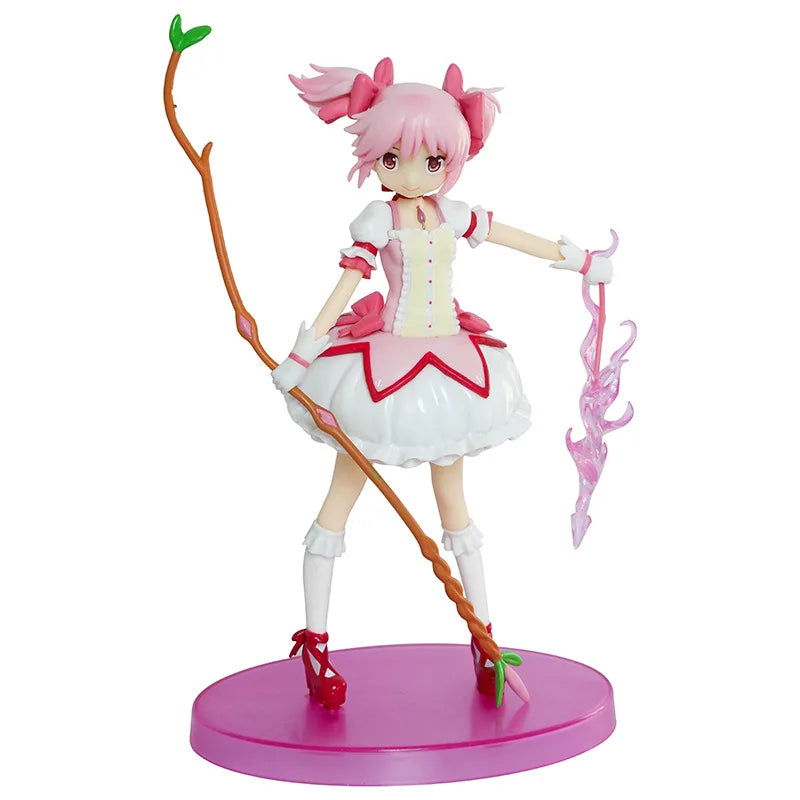 Kawaii Anime Kaname Madoka PVC Action Figure Statue Collectible Model Kids Toys Doll Gifts 19cm